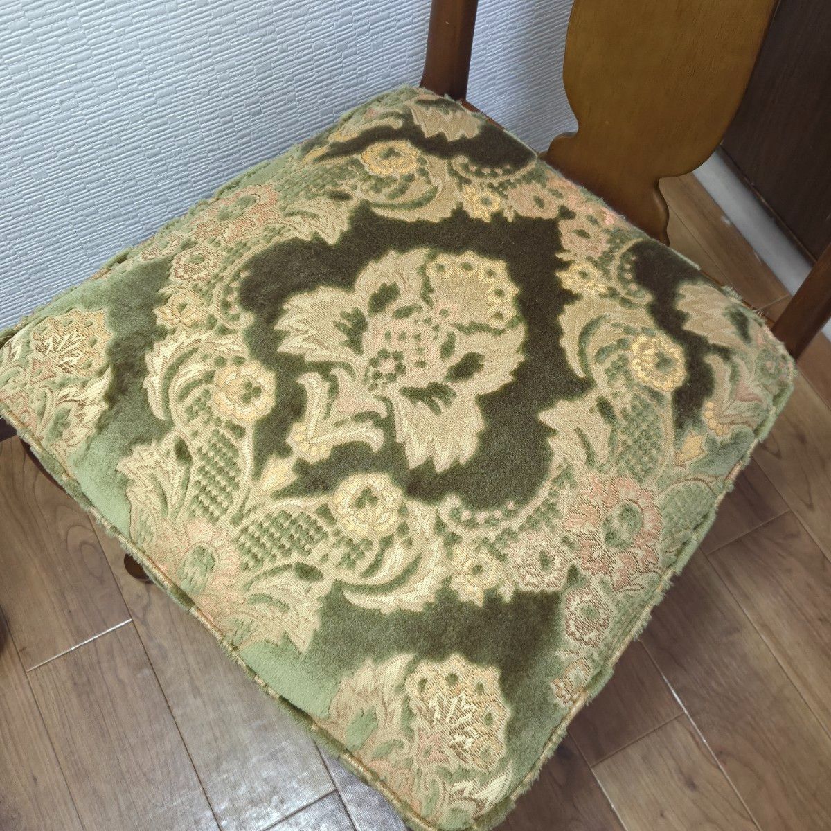 マルニ木工 ダイニングチェア 1脚 maruni 猫脚 椅子 ベルベット調