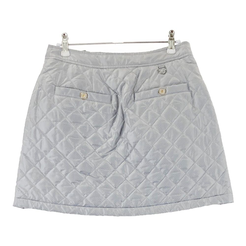 サイズ：M JUN&ROPE ジュン アンド ロペ 蓄熱 中綿スカート ドット柄