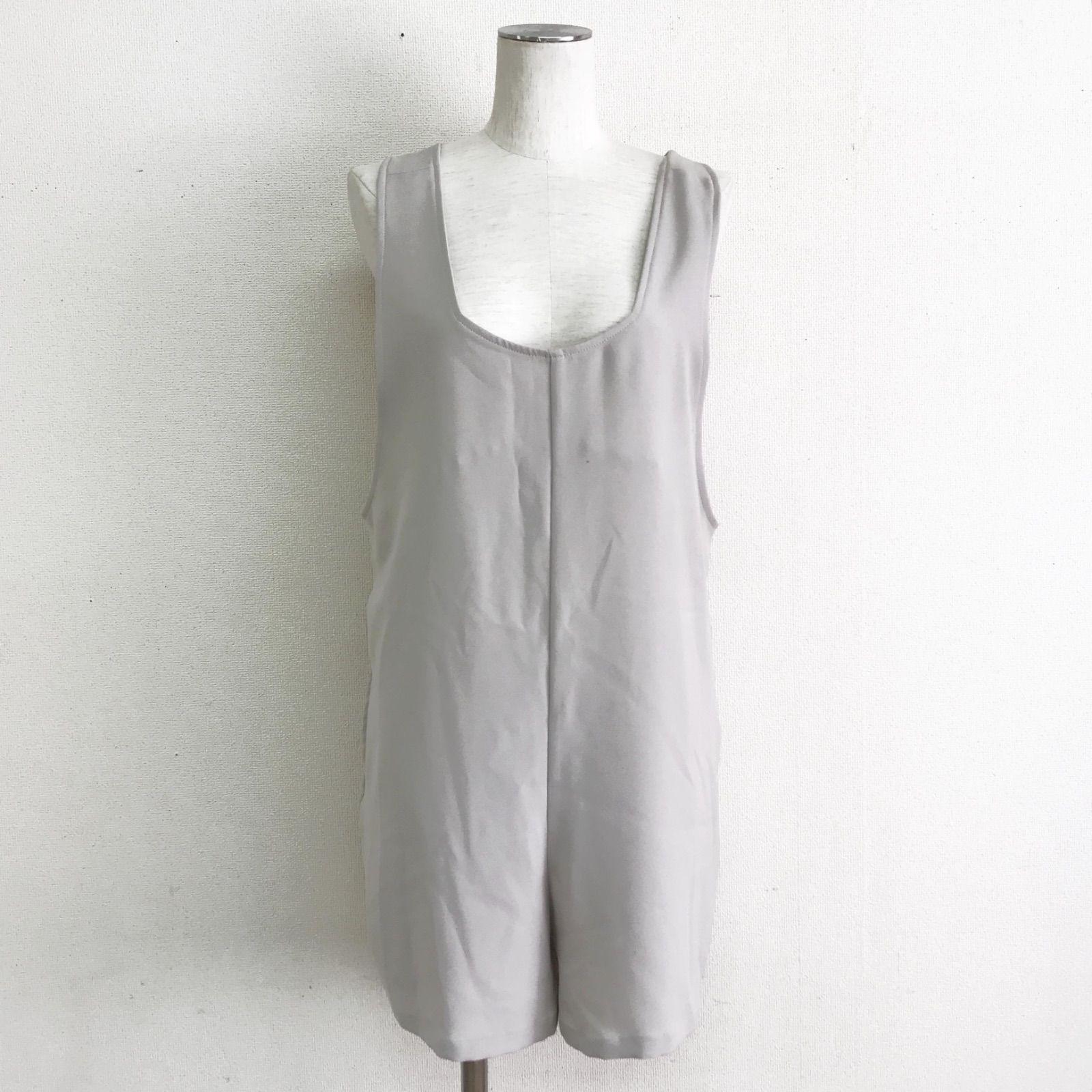 FRAY I.D 13AW ジョーゼットサロペット ショートパンツタイプ ライト