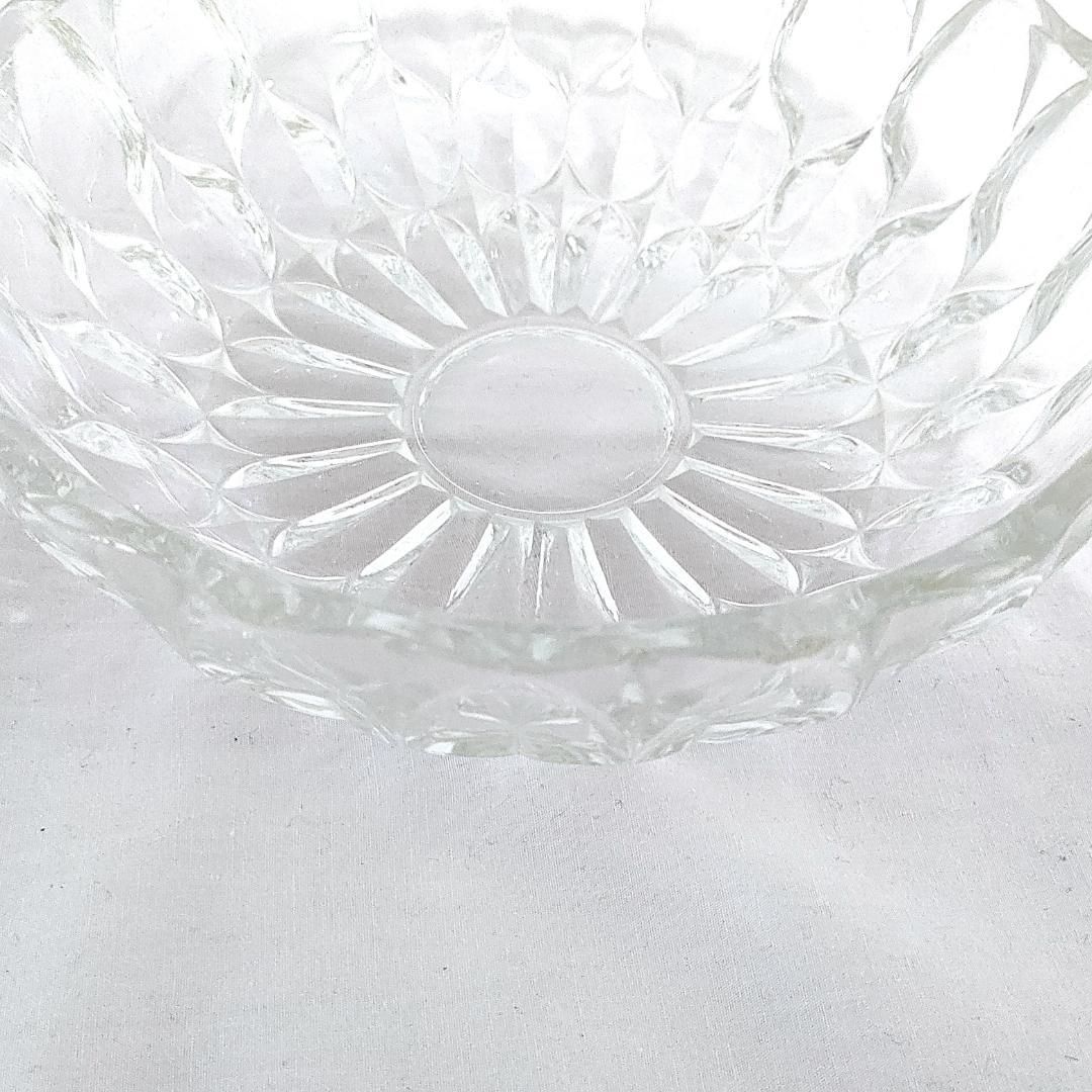 ボウル 大鉢 クリスタルカットガラス - メルカリ