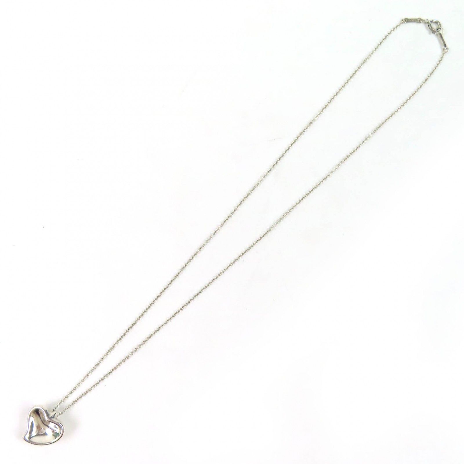 極美品△TIFFANY&Co. ティファニー エルサペレッティ カーブドハート 