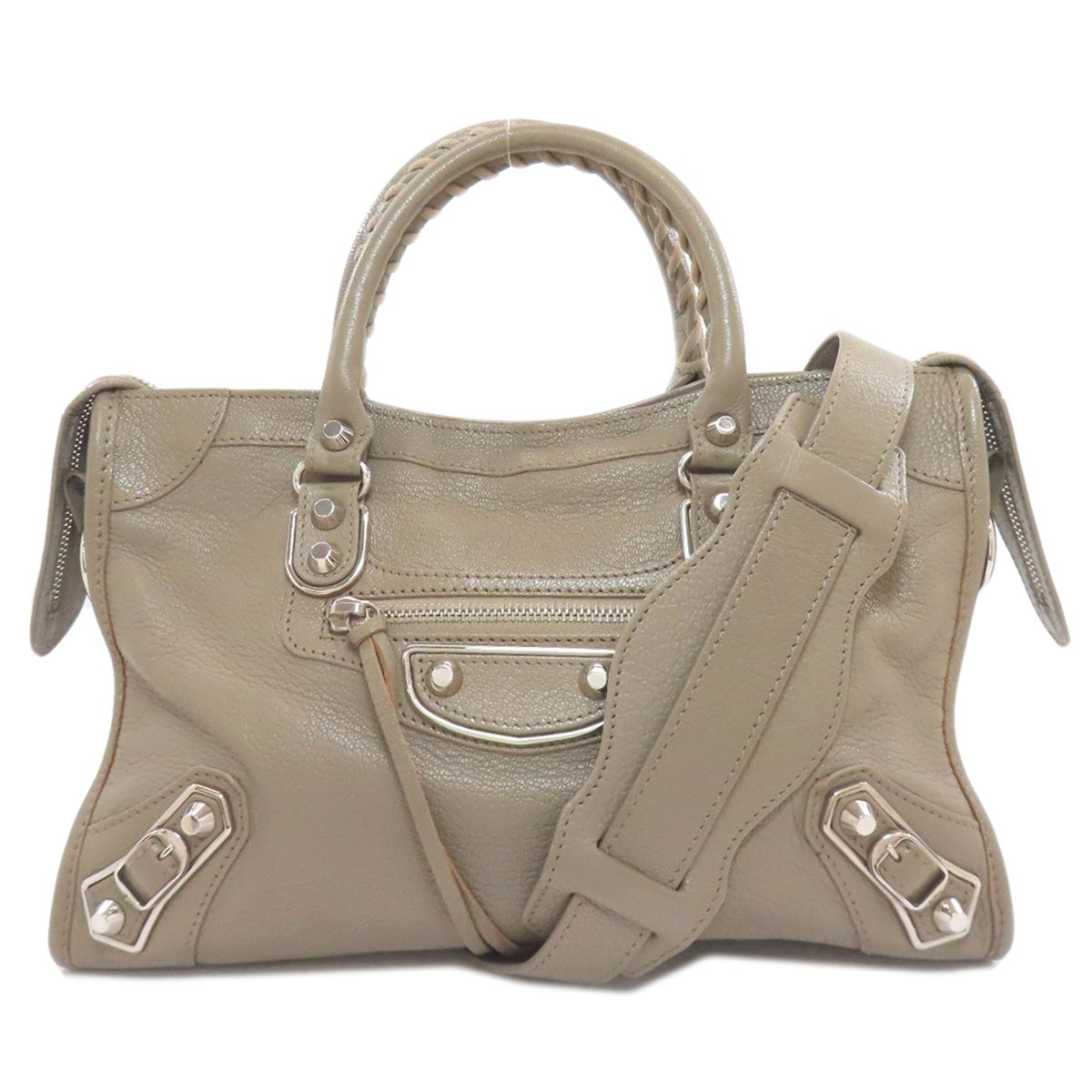 BALENCIAGA バレンシアガ 432831 クラシック メタリック エッジ シティ 