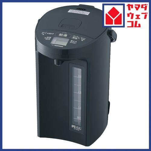 象印マホービン CV-GD40-BM VE電気まほうびん 優湯生 スピード沸とう機能搭載 4.0L ソフトブラック