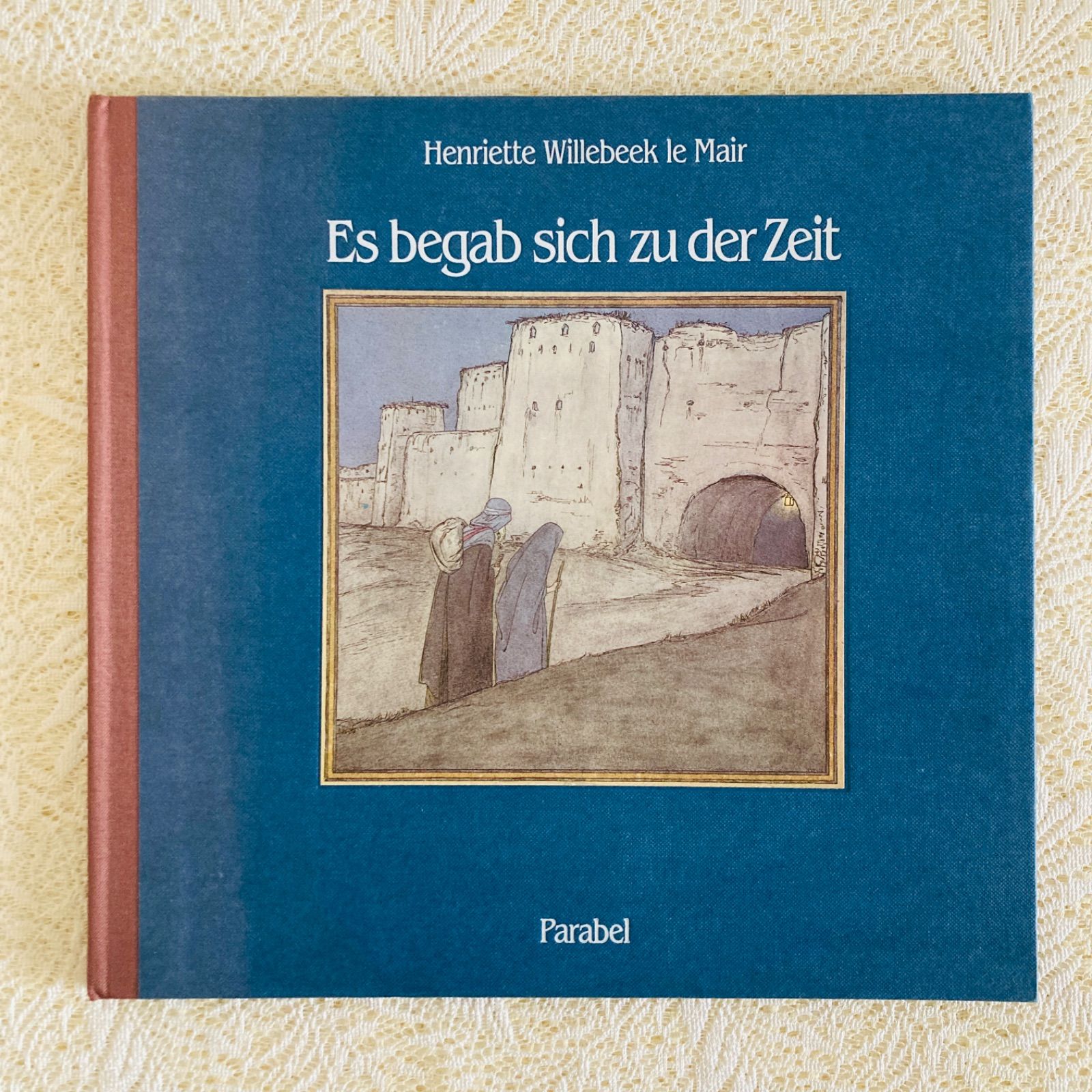 ル・メール挿絵の美しい絵本 イエス誕生の物語 大型本 洋書・古書