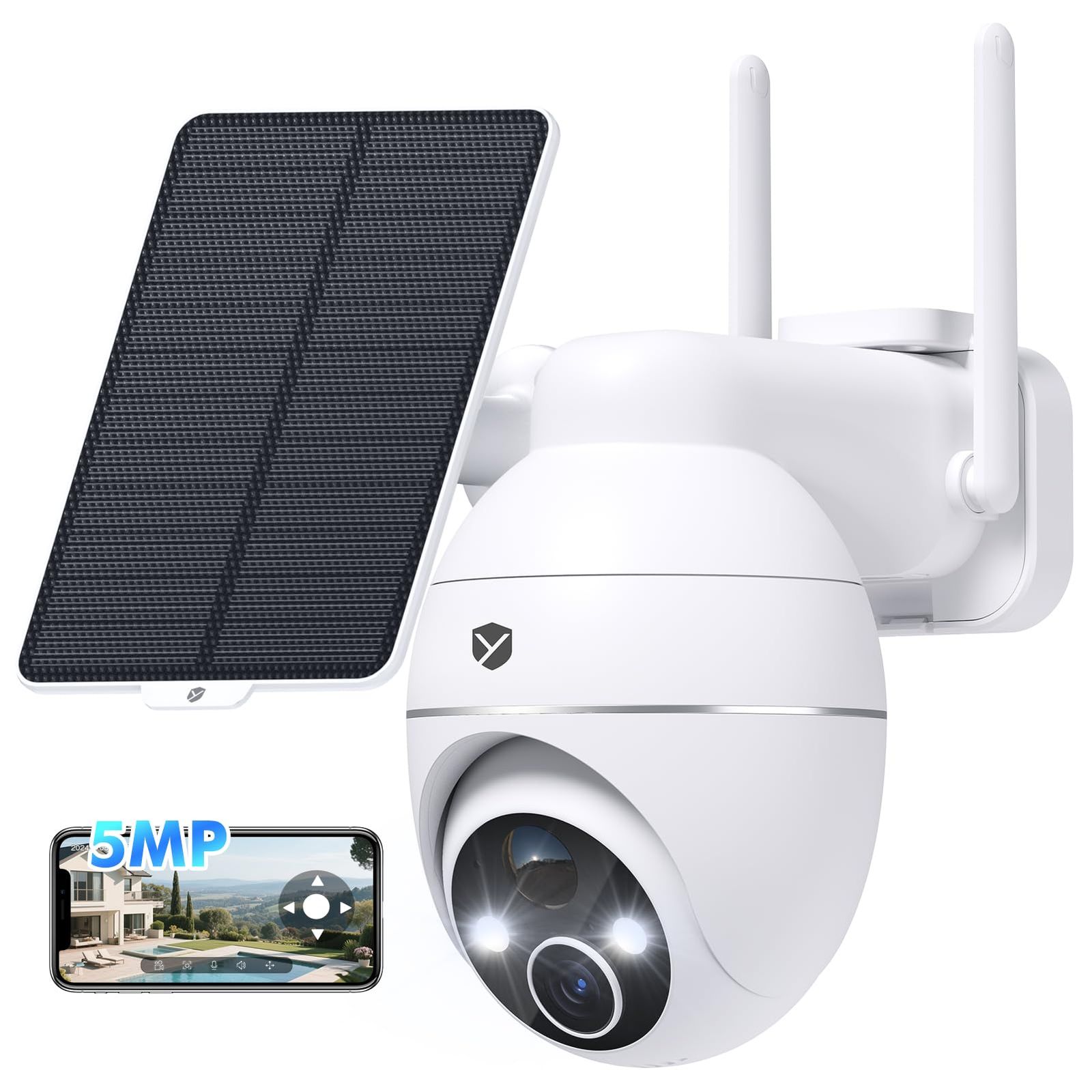 新品】【高精細500万画素?高性能防犯カメラ?設置自由】YESRAMO防犯