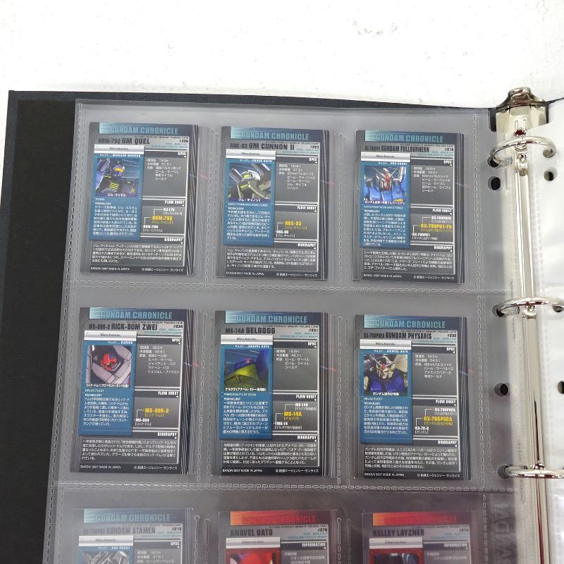 三重店】機動戦士ガンダム ガンダムクロニクル オフィシャルバインダー