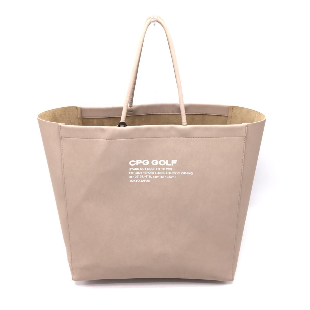 未使用品 CPG ビッグトートバッグ ベージュ ロッカーバッグ ゴルフ 2025年モデル CPG