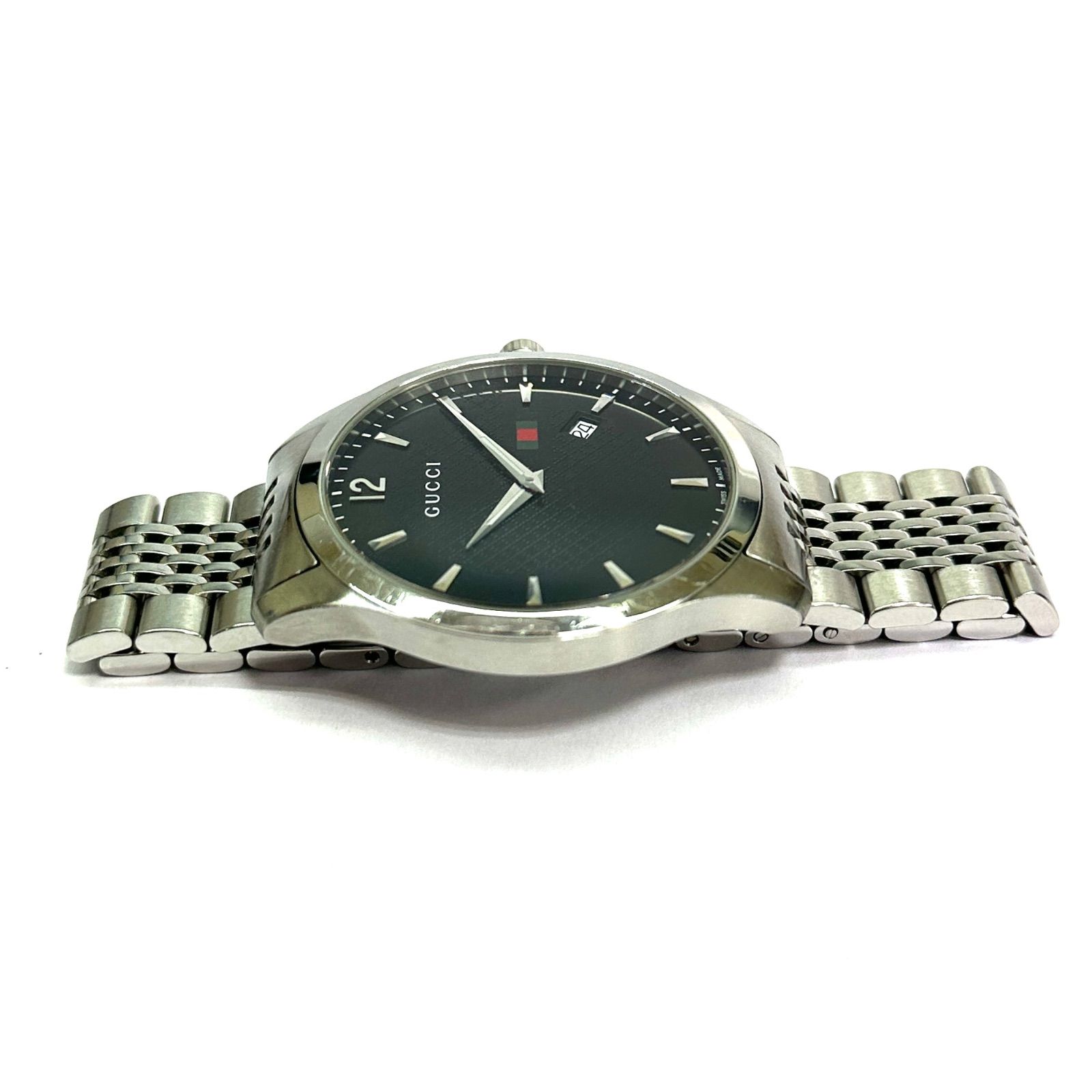 楠本質店/元住吉】グッチ GUCCI 126.3 Gタイムレス メンズウォッチ SS