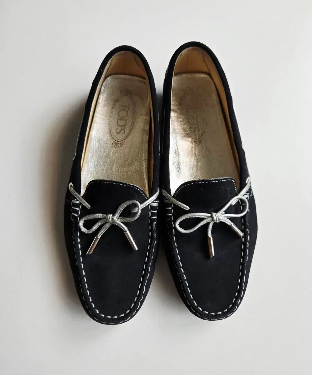 正規品) TOD'S トッズ レディース ブラック スウェード ドライビング