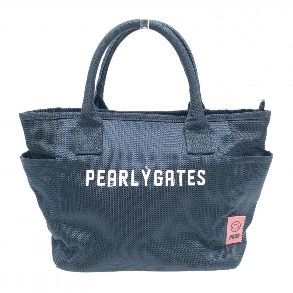 パーリーゲイツ カートバッグ ネイビー 内外ポケット ニコちゃん