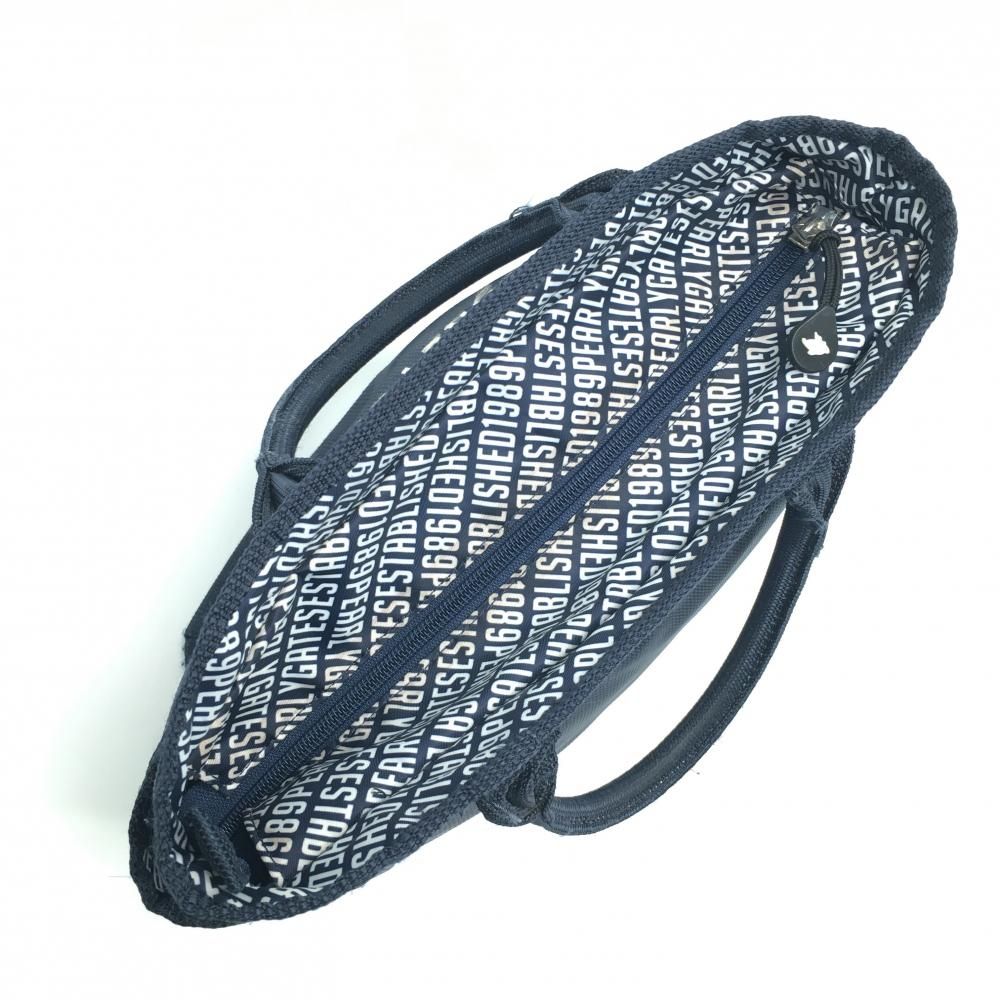 パーリーゲイツ カートバッグ ネイビー 内外ポケット ニコちゃん