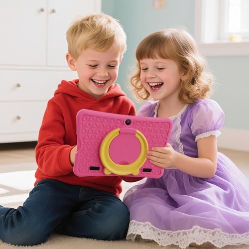 10.1インチHDスクリーンキッズタブレット、Android 15 キッズスペース