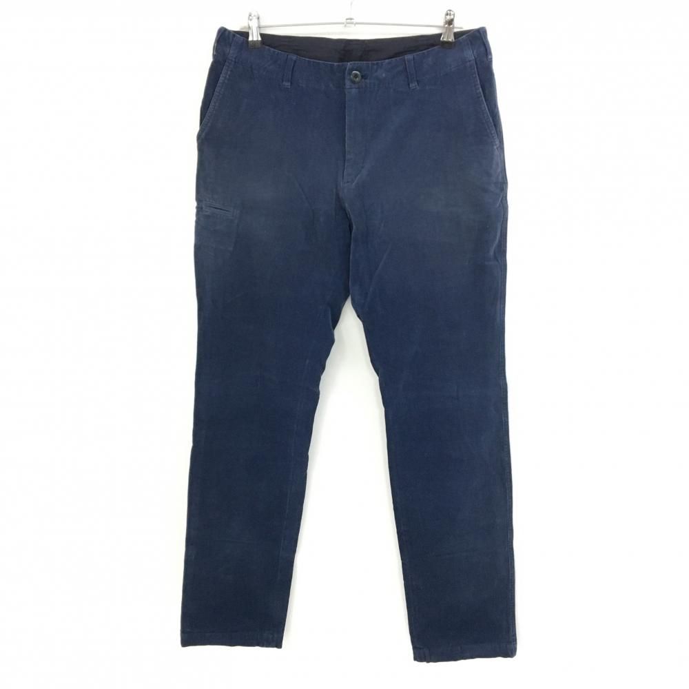 ビームスゴルフ コーデュロイパンツ ネイビー サイドジップ ストレッチ