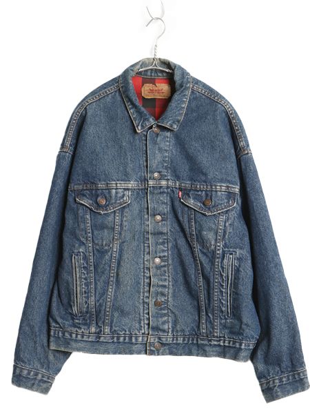 80s USA製 リーバイス 70417 デニム ジャケット メンズ L