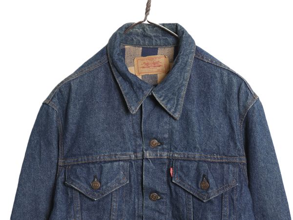 80s USA製 リーバイス 70411 デニム ジャケット 40 メンズ M 程