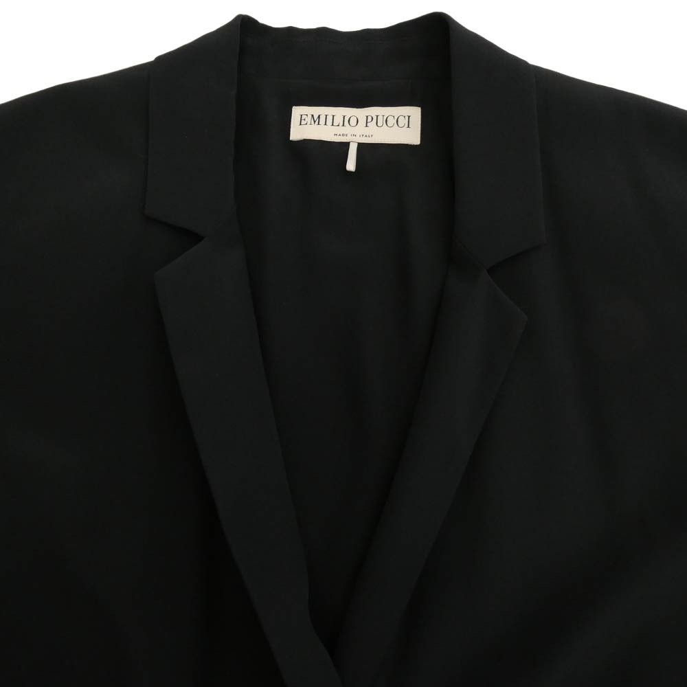Emilio Pucci エミリオプッチ シルク ダブル テーラード ジャケット