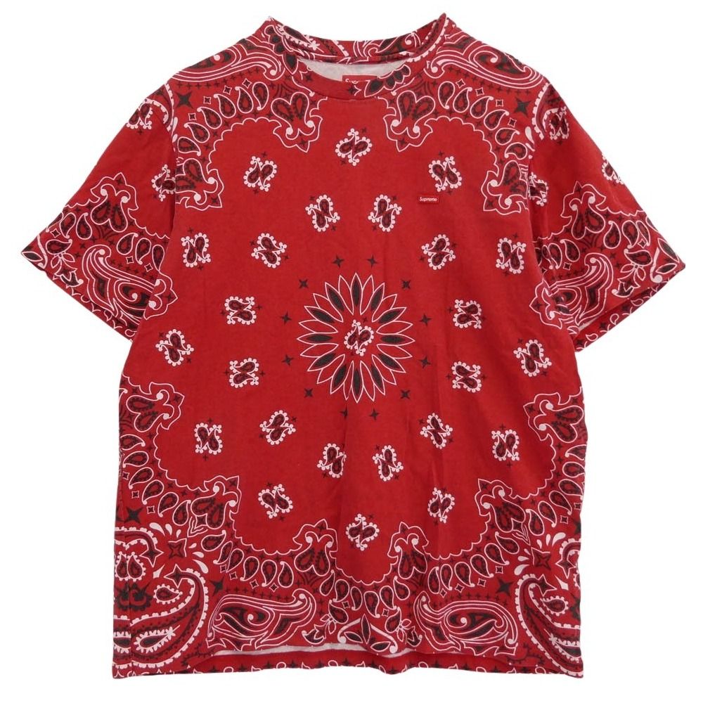 Supreme シュプリーム 21SS Small Box Tee Red Bandana スモール