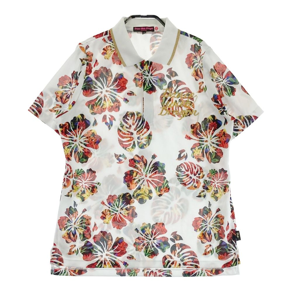 サイズ：4 DANCE WITH DRAGON ダンスウィズドラゴン ハーフジップ 半袖