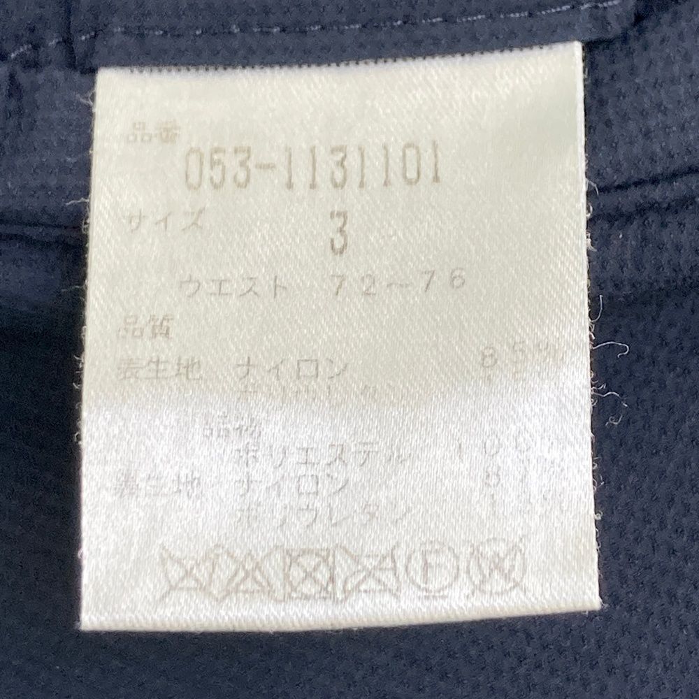 サイズ：3 PEARLY GATES パーリーゲイツ 中綿パンツ ネイビー系