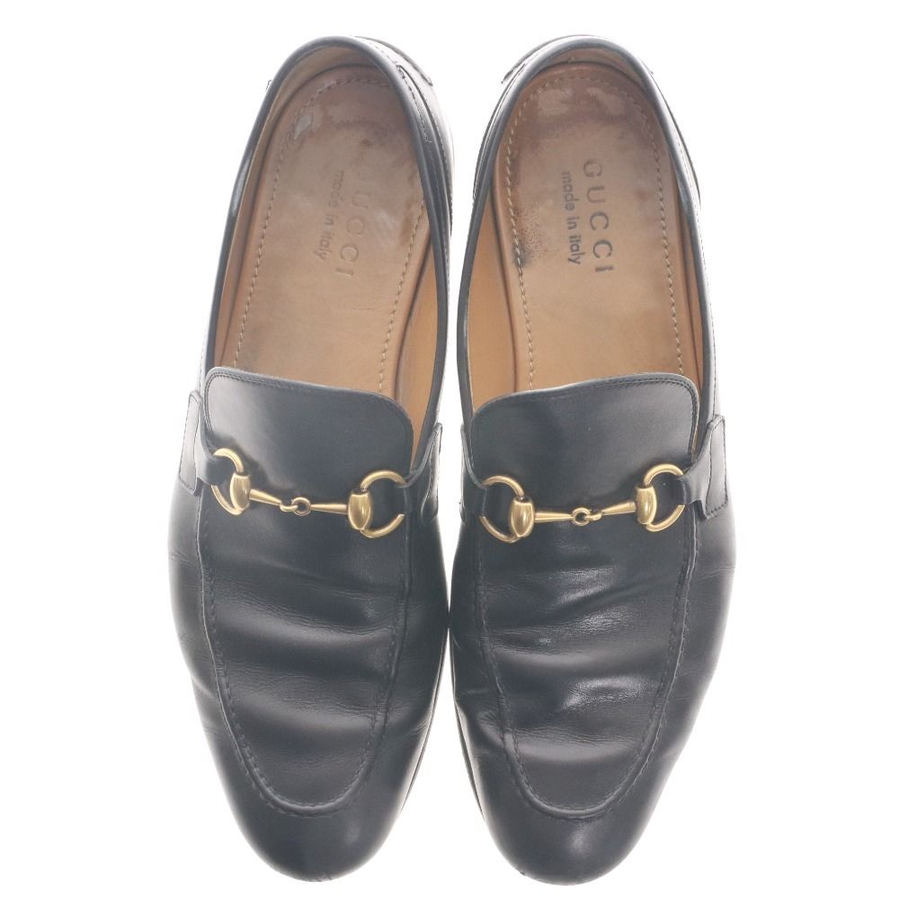 【美品】GUCCI グッチ ローファー レザー ビット ゴールド 革靴 23cm □ グッチ GUCCI ホースビットローファー 406994 革靴 シューズ
