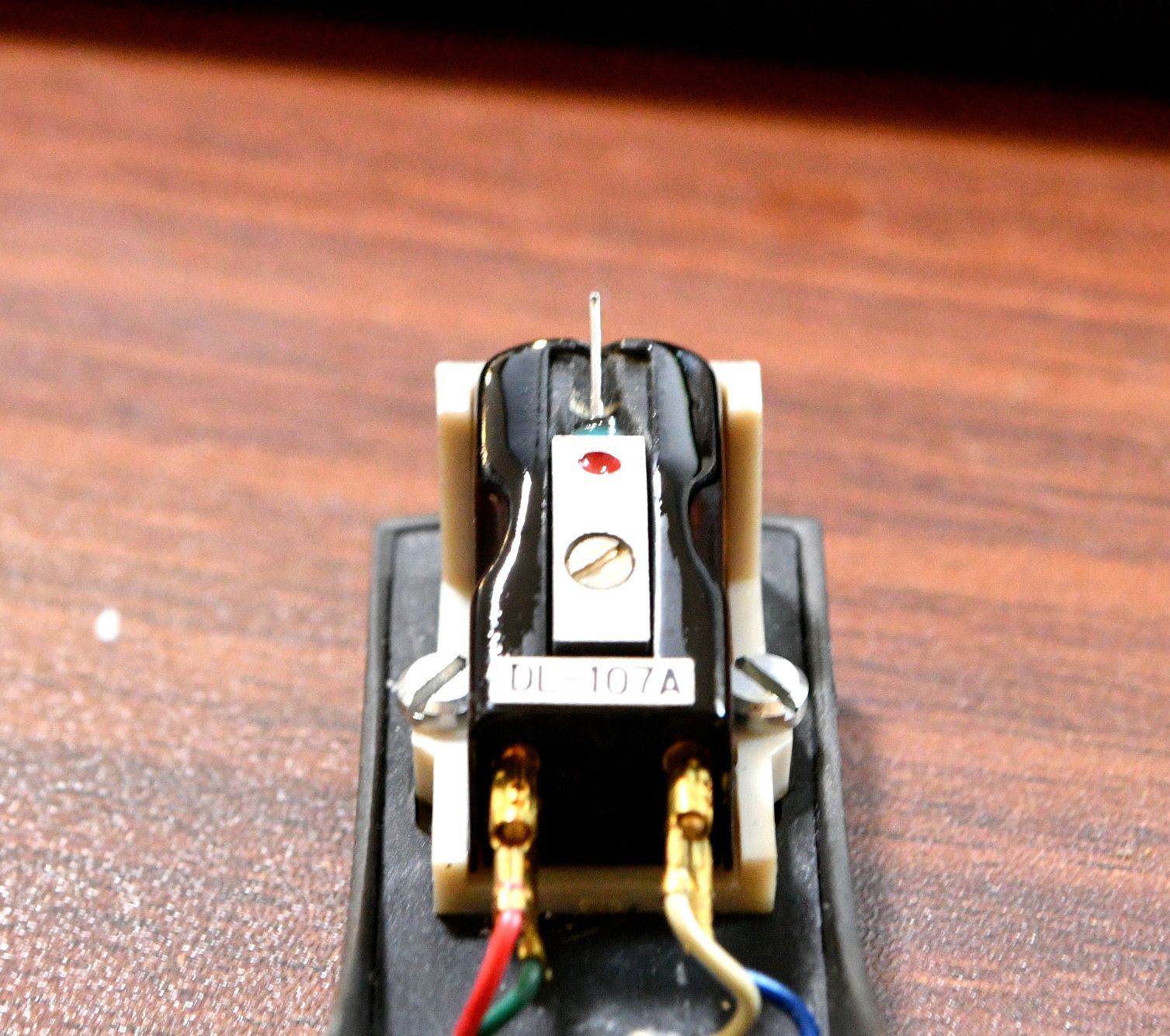 Denon DL-107A MMカートリッジ PCL-5ヘッドシェル付き 音出し良好