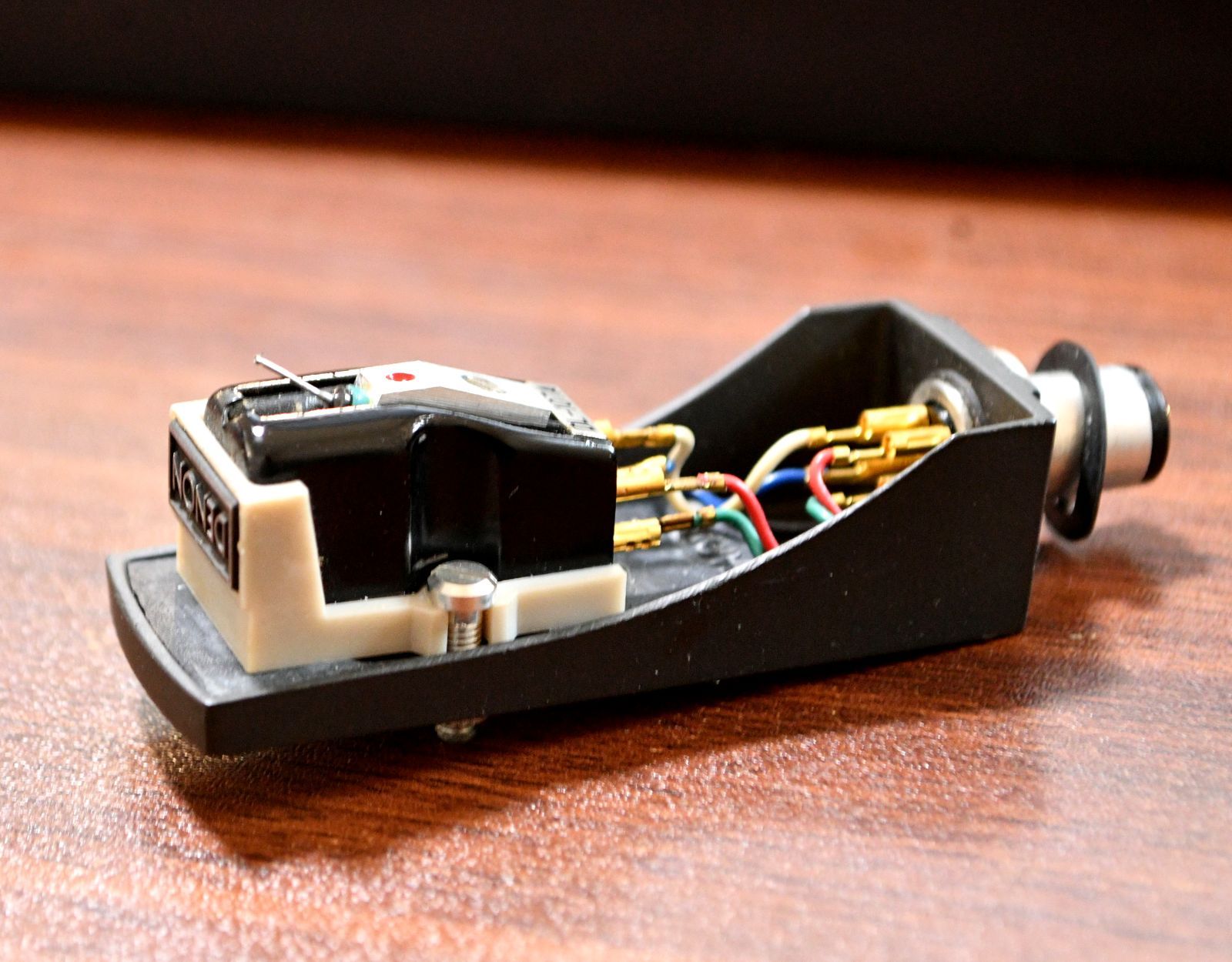 Denon DL-107A MMカートリッジ PCL-5ヘッドシェル付き 音出し良好