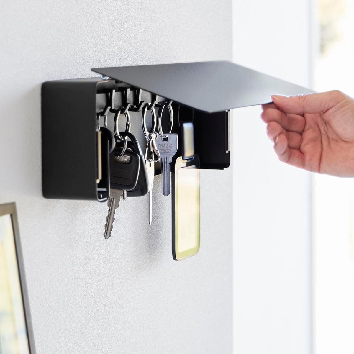 山崎実業 tower 壁付けキーフック タワー ロング （ 4903208103442