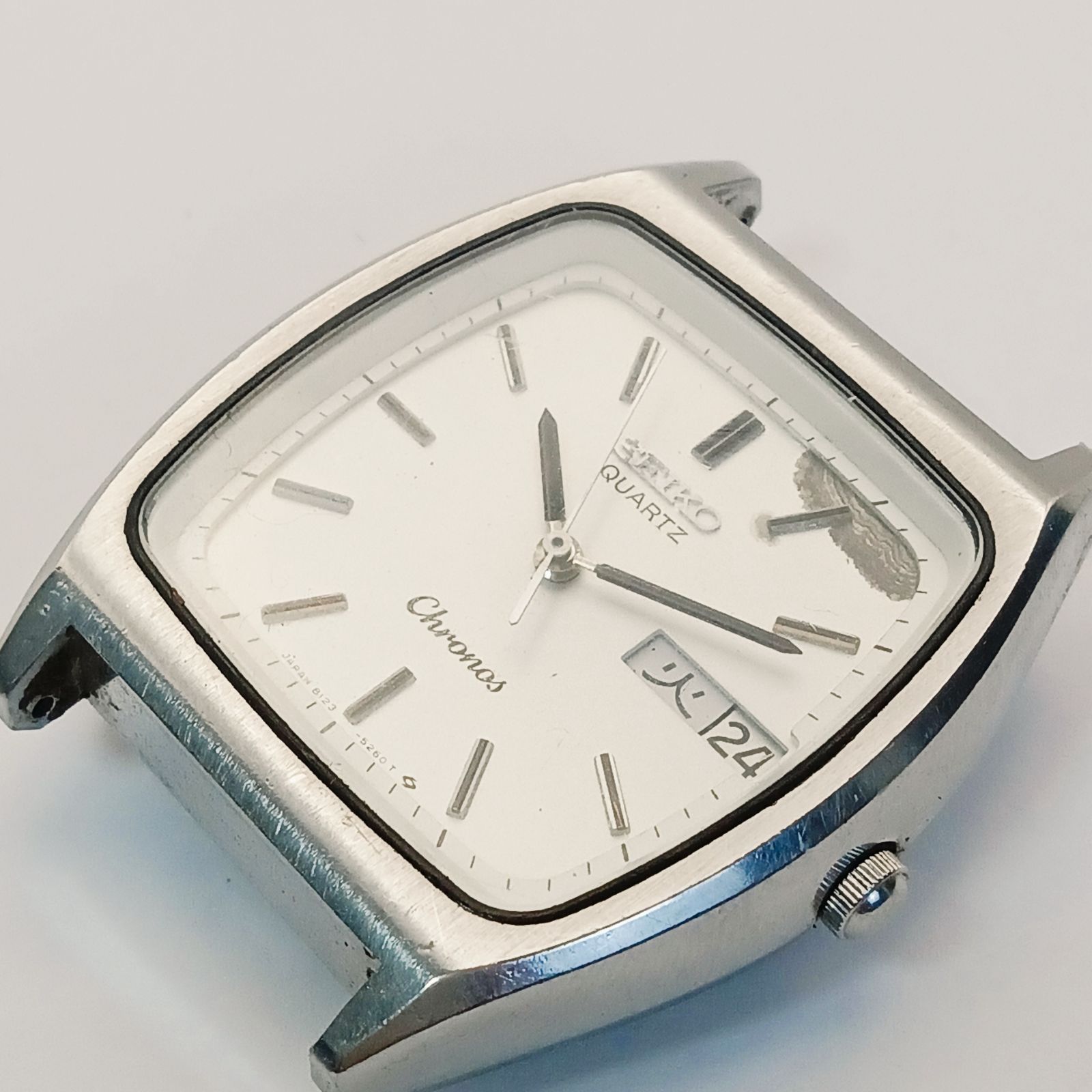 稼働 良品】0224-3 SEIKO Chronos セイコー クロノス 8123-5240 メンズ 