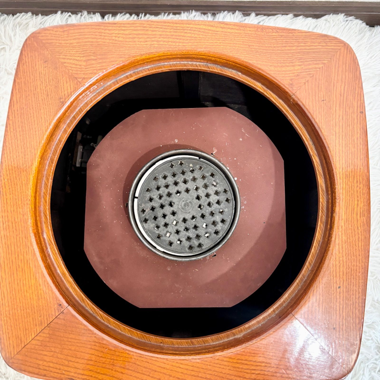 日立 電気火鉢 BS-338型 昭和レトロ アンティーク 火鉢 動作確認済み