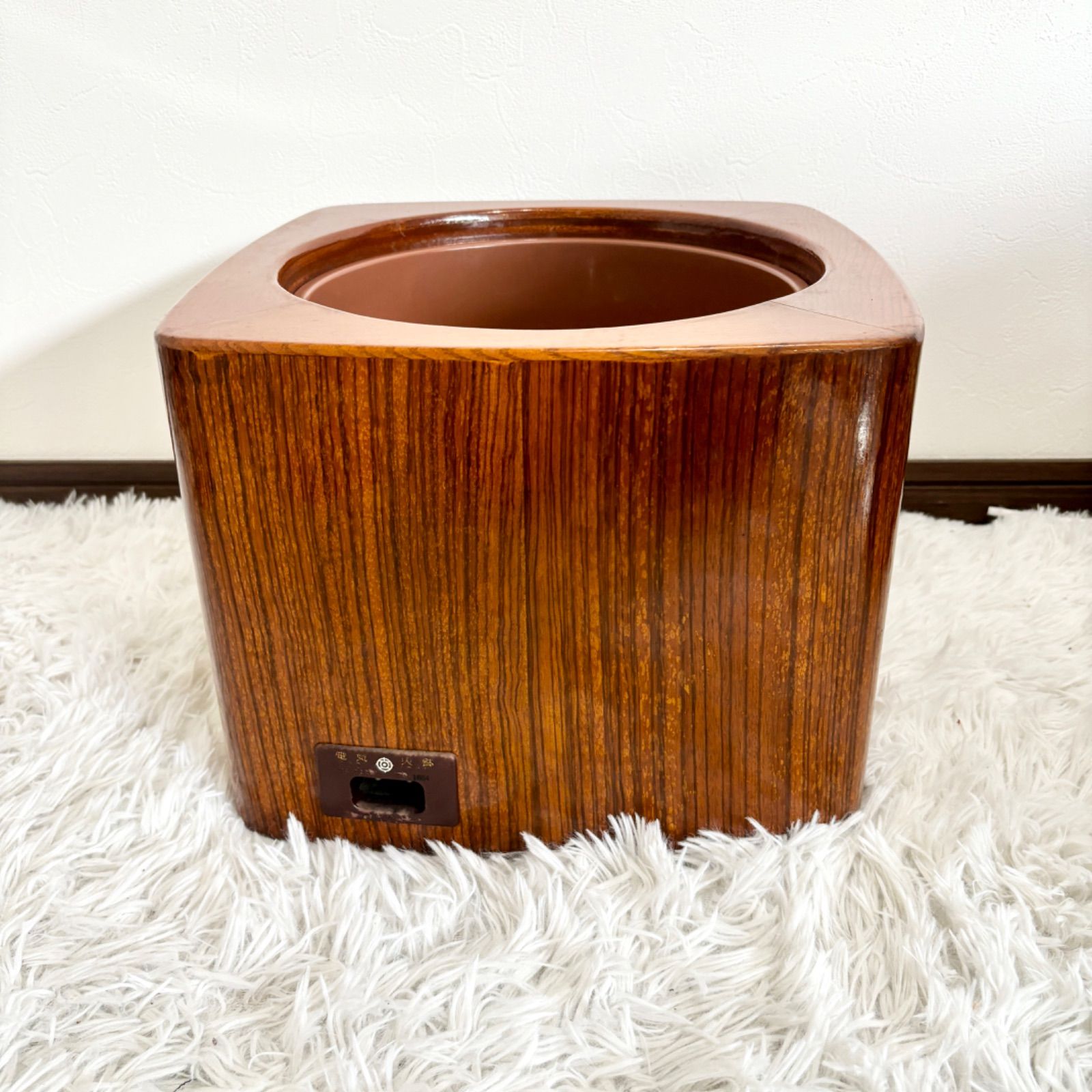 日立 電気火鉢 BS-338型 昭和レトロ アンティーク 火鉢 動作確認済み