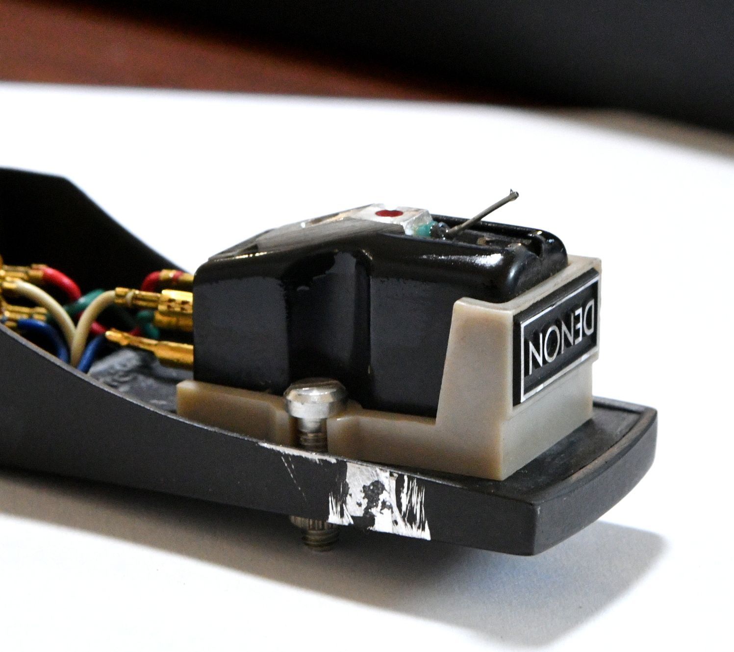 Denon DL-107A MMカートリッジ PCL-5ヘッドシェル付き 音出し良好