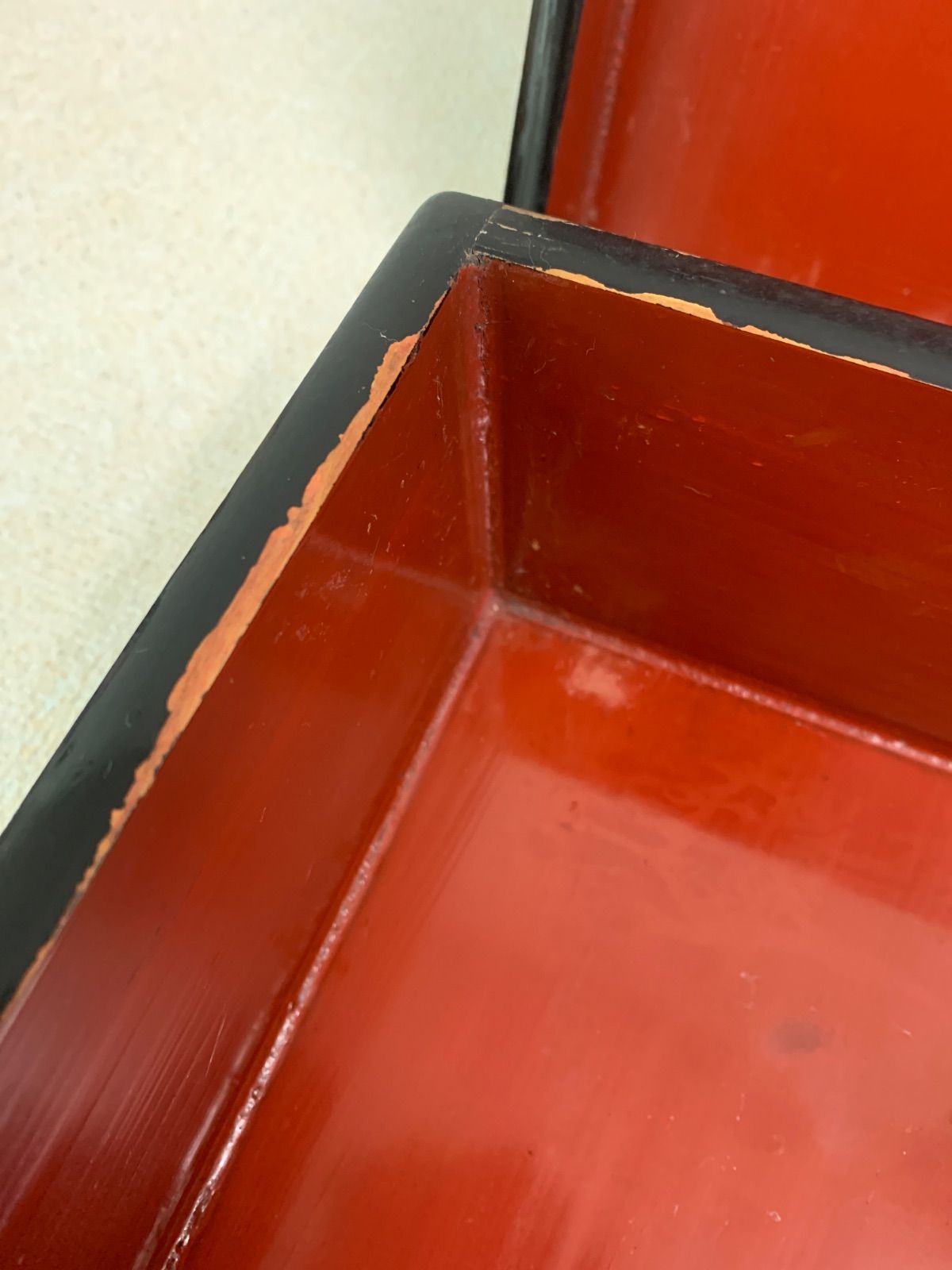 フォロー割対象商品】切溜 きりだめ 五段入れ子 5段重箱 木製 漆器