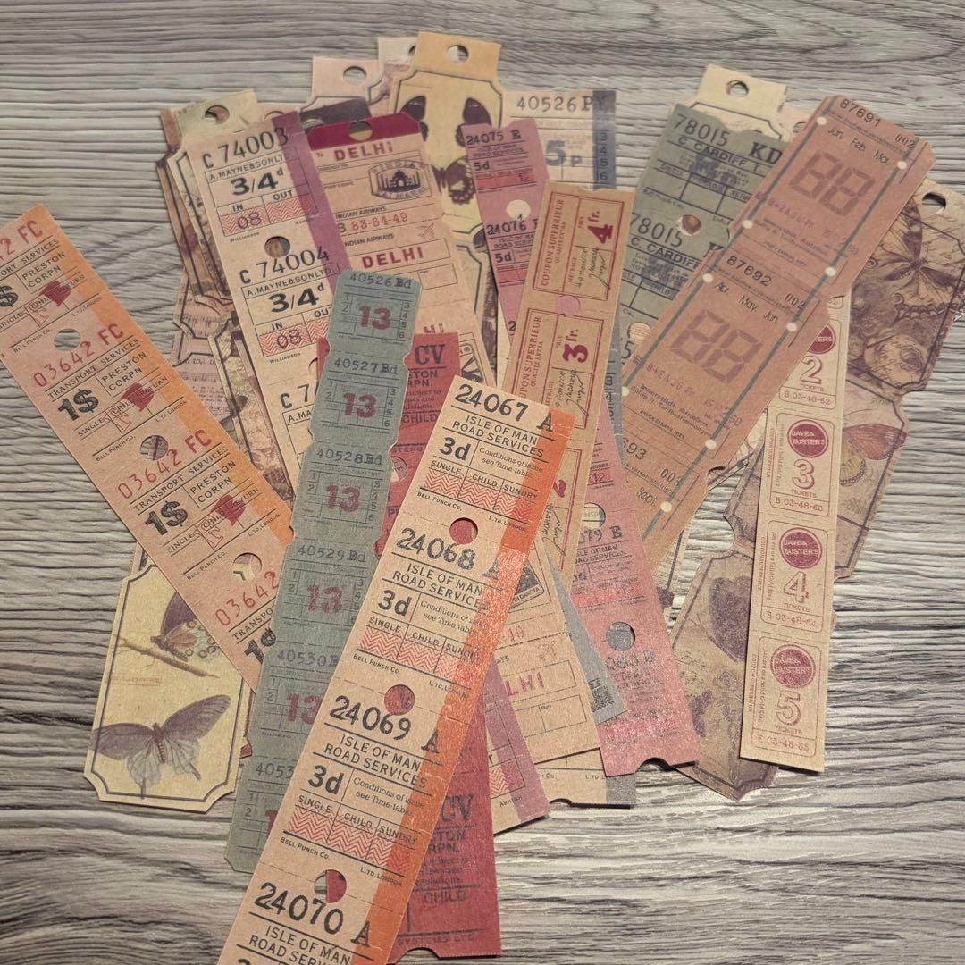 お得パック15☆コラージュ素材 雑記帳 ヴィンテージ レトロ ジャンク