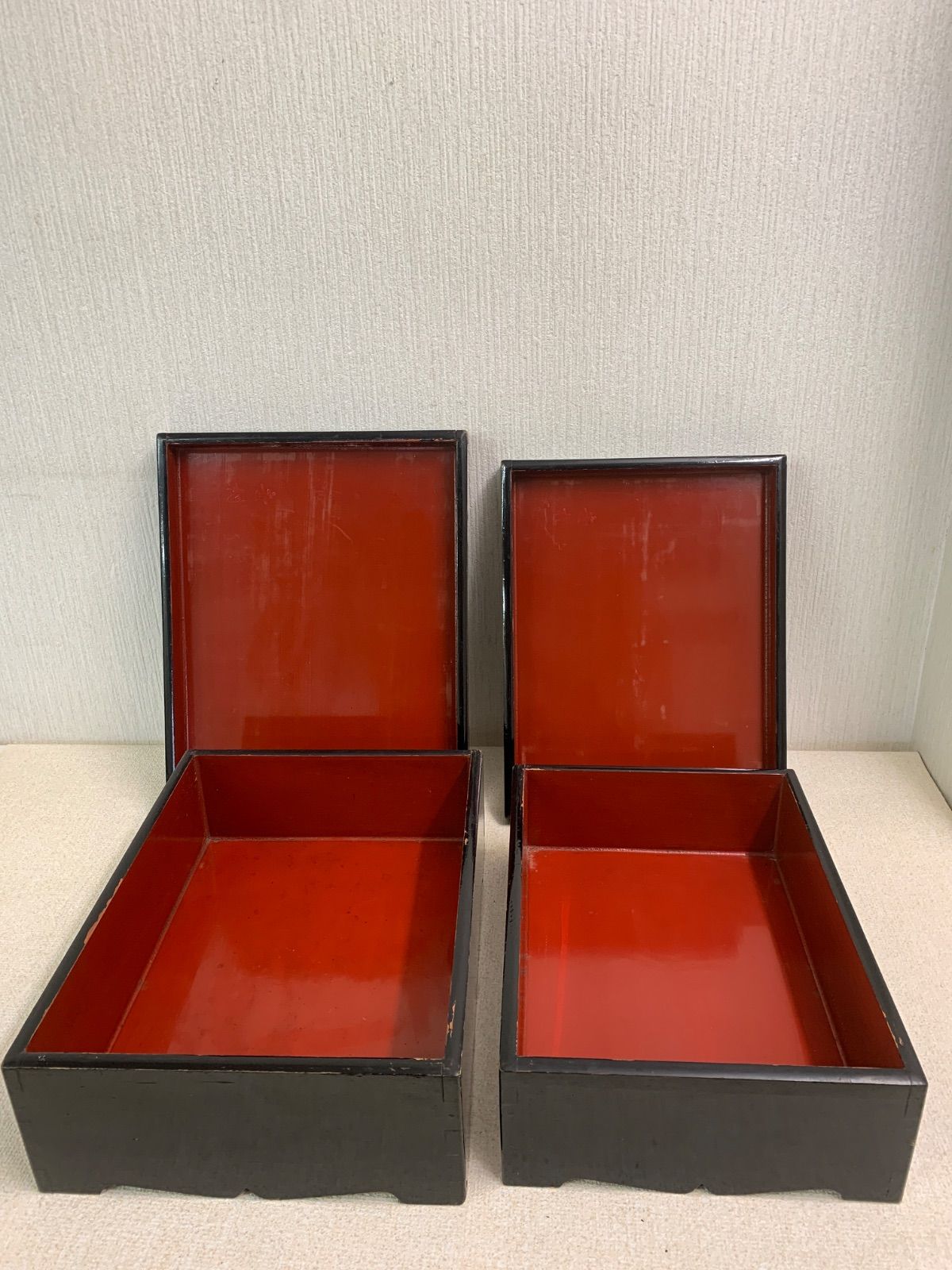 フォロー割対象商品】切溜 きりだめ 五段入れ子 5段重箱 木製 漆器