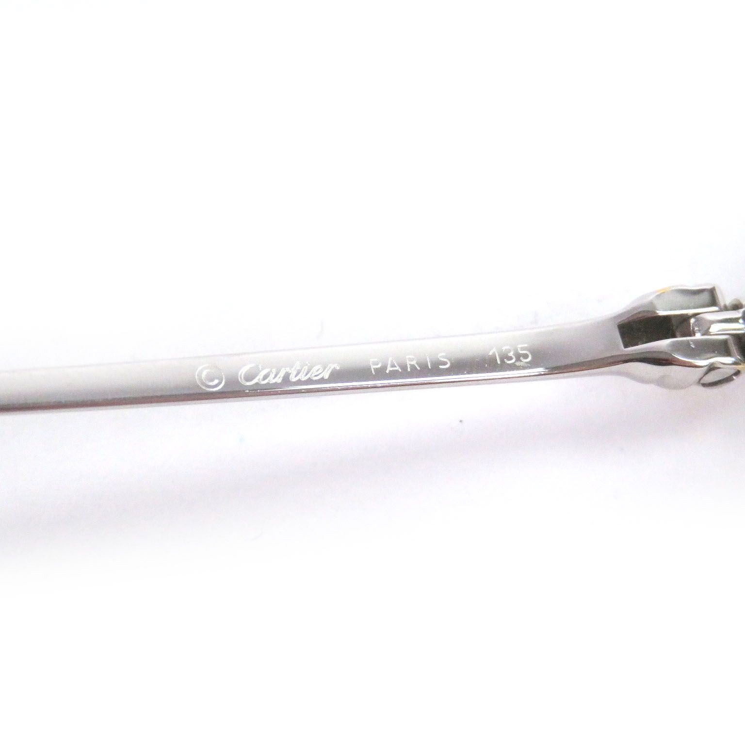 美品□Cartier カルティエ 135 トリニティ メガネ 眼鏡 アイウェア