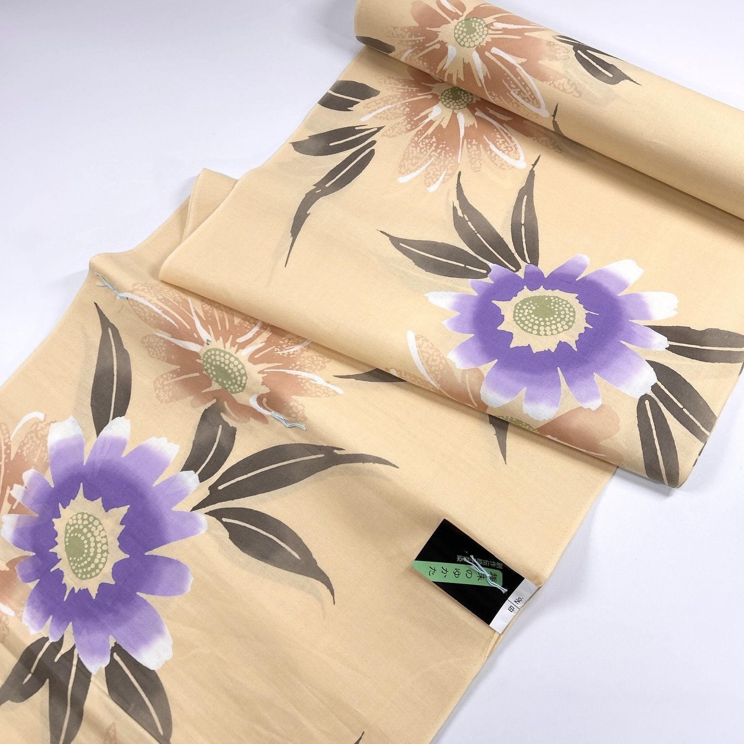 浴衣 反物 1本 綿 同梱購入歓迎 リメイク用 和裁練習用【B369】 - メルカリ