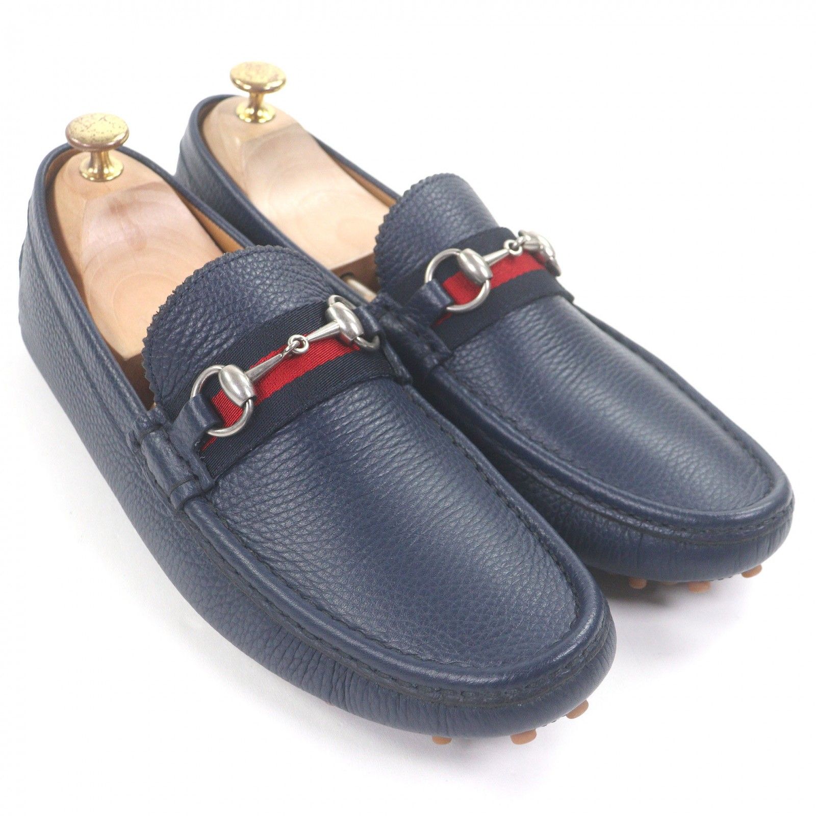 極美品□GUCCI グッチ 322741 レザー シェリーライン ホースビット