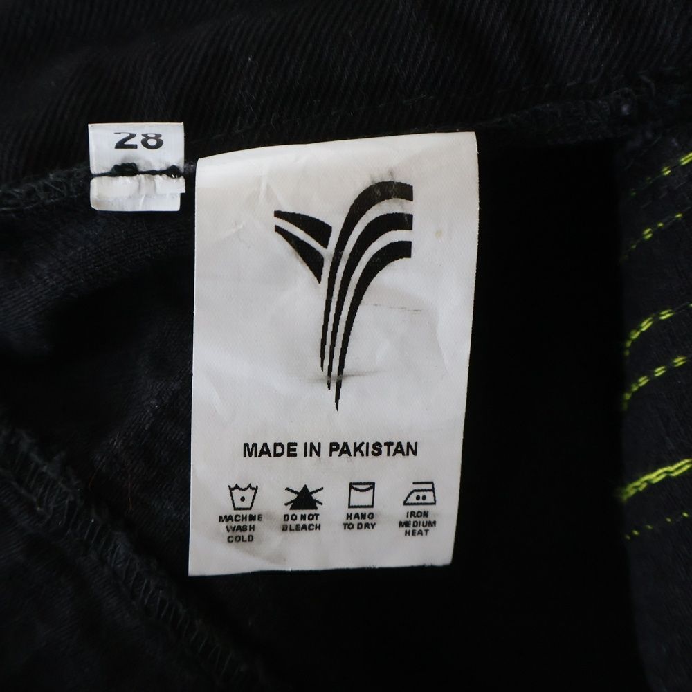 YORI SPORT (ヨリ スポーツ) 5STRIPE DENIM ダメージ加工 サイド