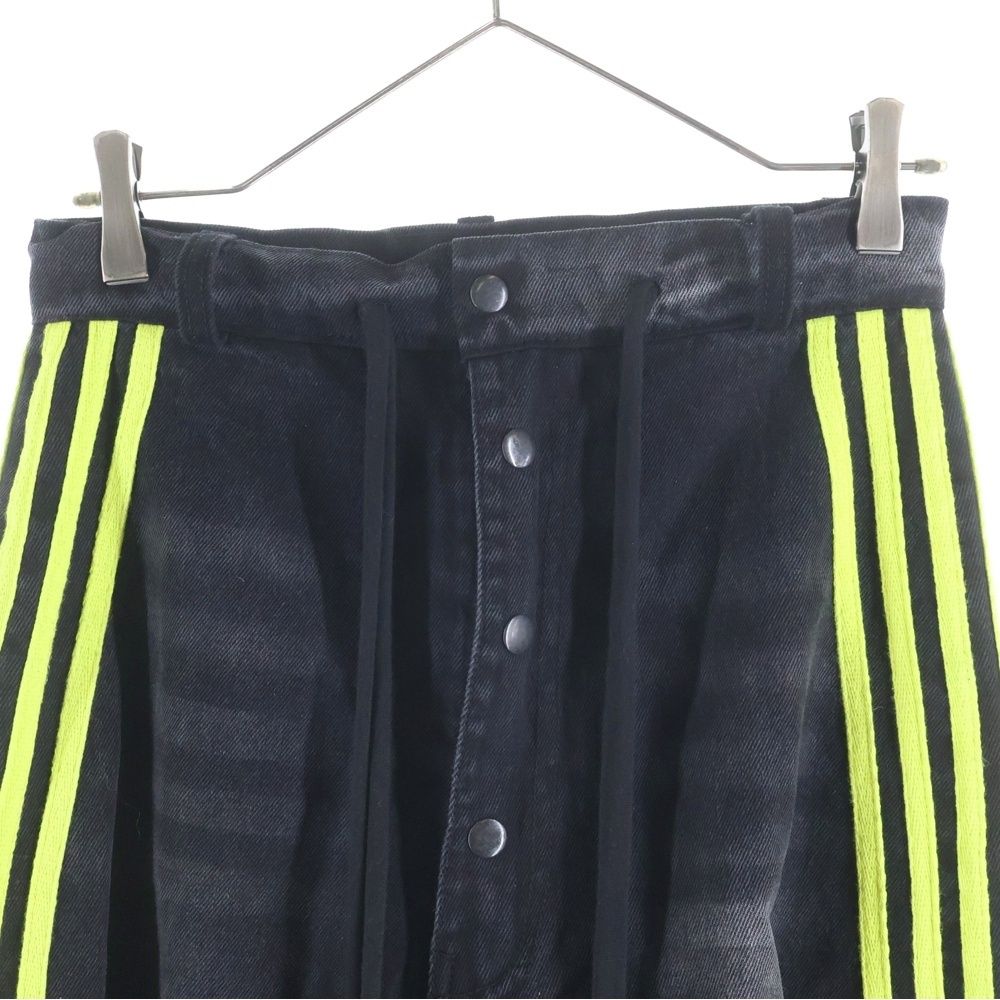 YORI SPORT (ヨリ スポーツ) 5STRIPE DENIM ダメージ加工 サイド