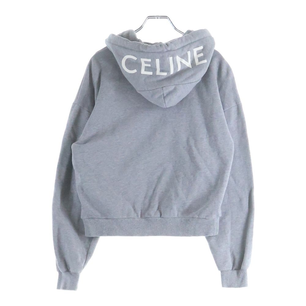 CELINE (セリーヌ) Hooded Logo Loose Zip Hoodie 2Y535052H