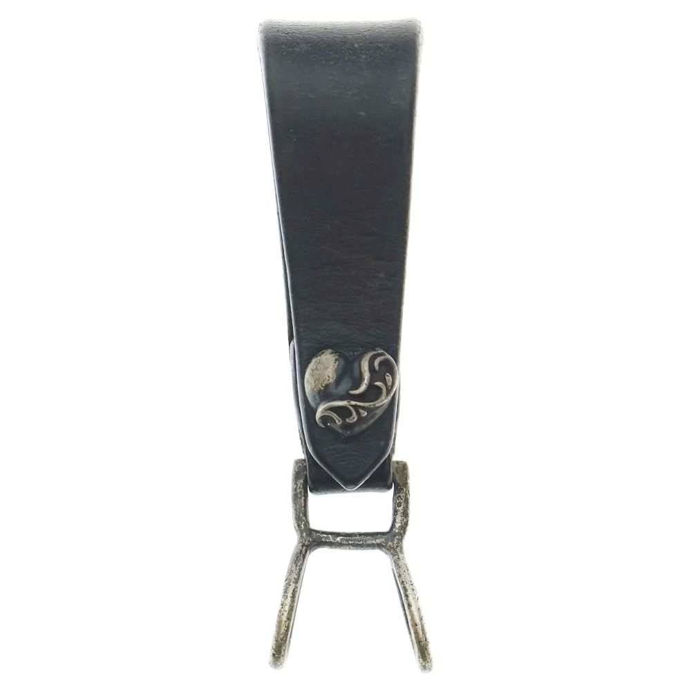 CHROME HEARTS (クロムハーツ) BELT LOOP ハートボタンレザーベルト