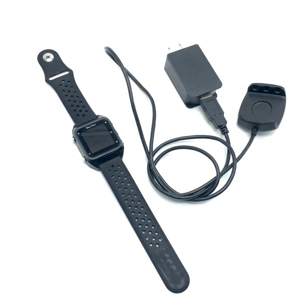 美品】ショットナビ GPSゴルフウォッチ 黒 Hug Beyond lite 通電確認済