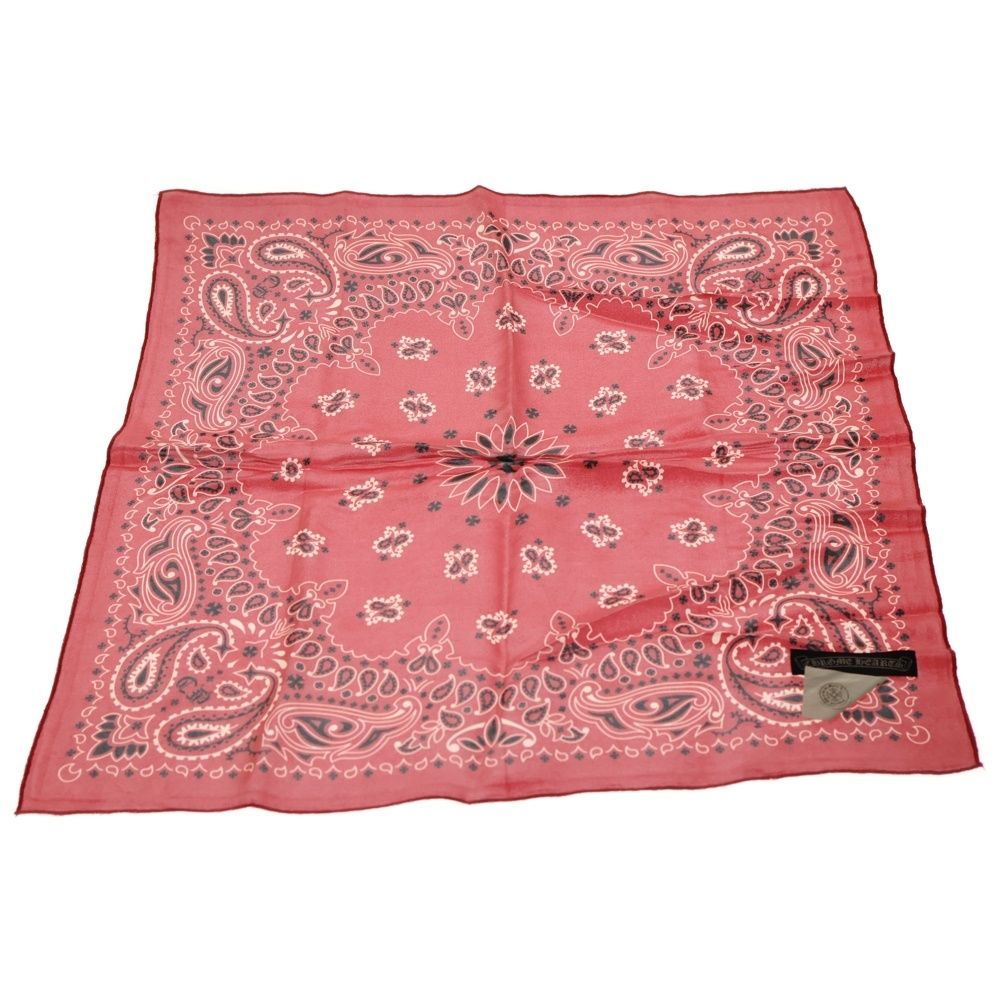 CHROME HEARTS (クロムハーツ) SHOCK TREATMENT ペイズリー柄 バンダナ