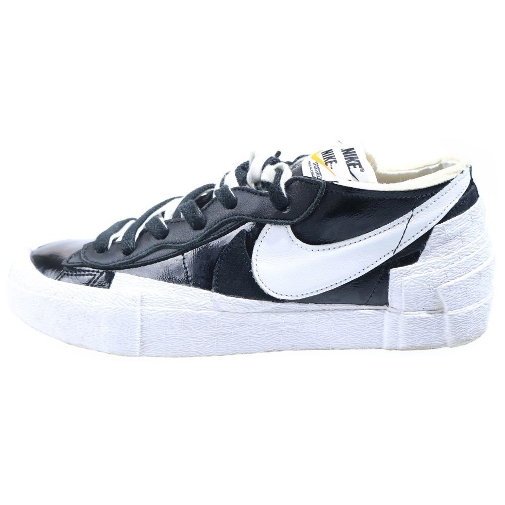 NIKE (ナイキ) ×sacai BLAZER LOW BLACK PATENT LEATHER DM6443-001