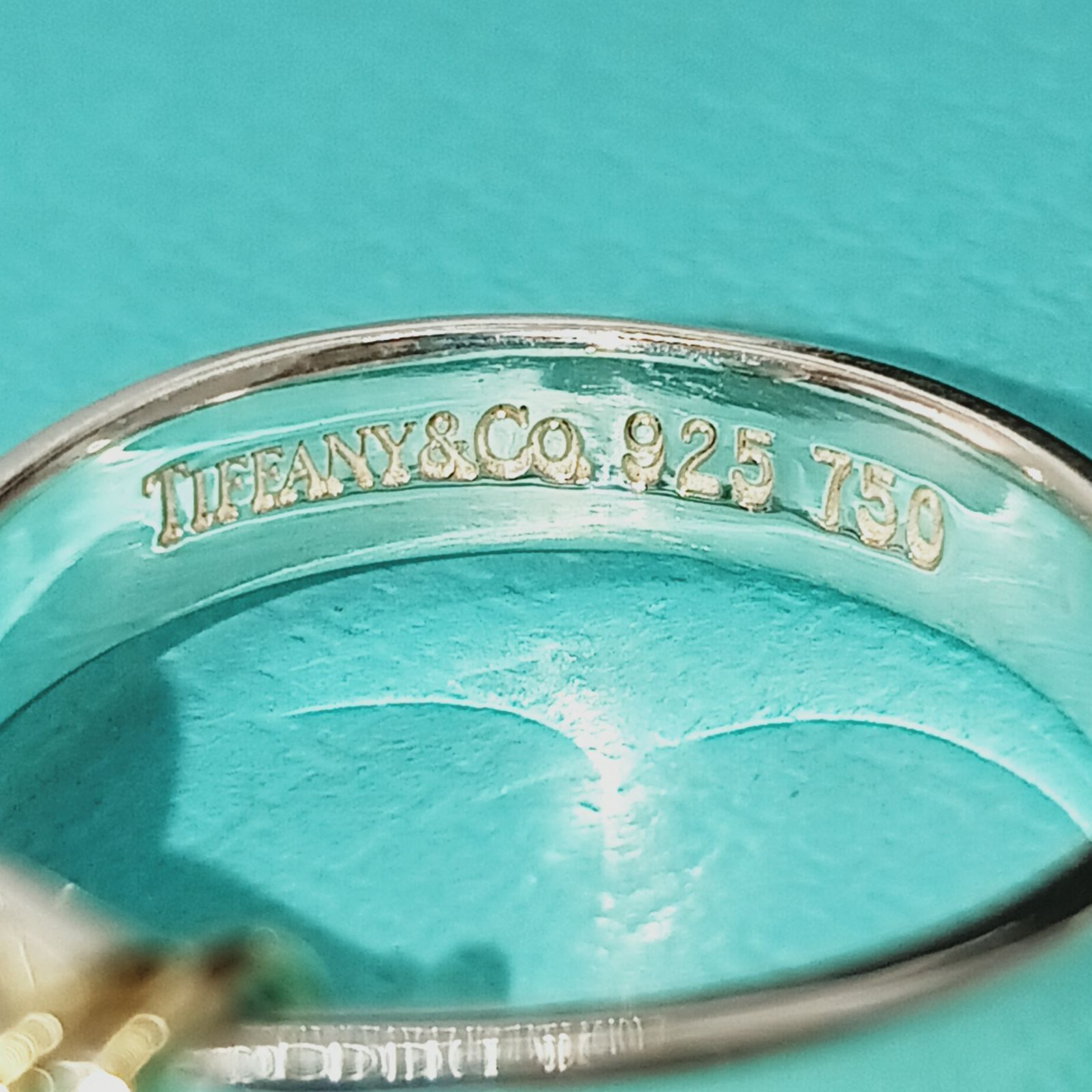 新品仕上げ】オールドティファニー TIFFANY フック＆アイ リング SV925