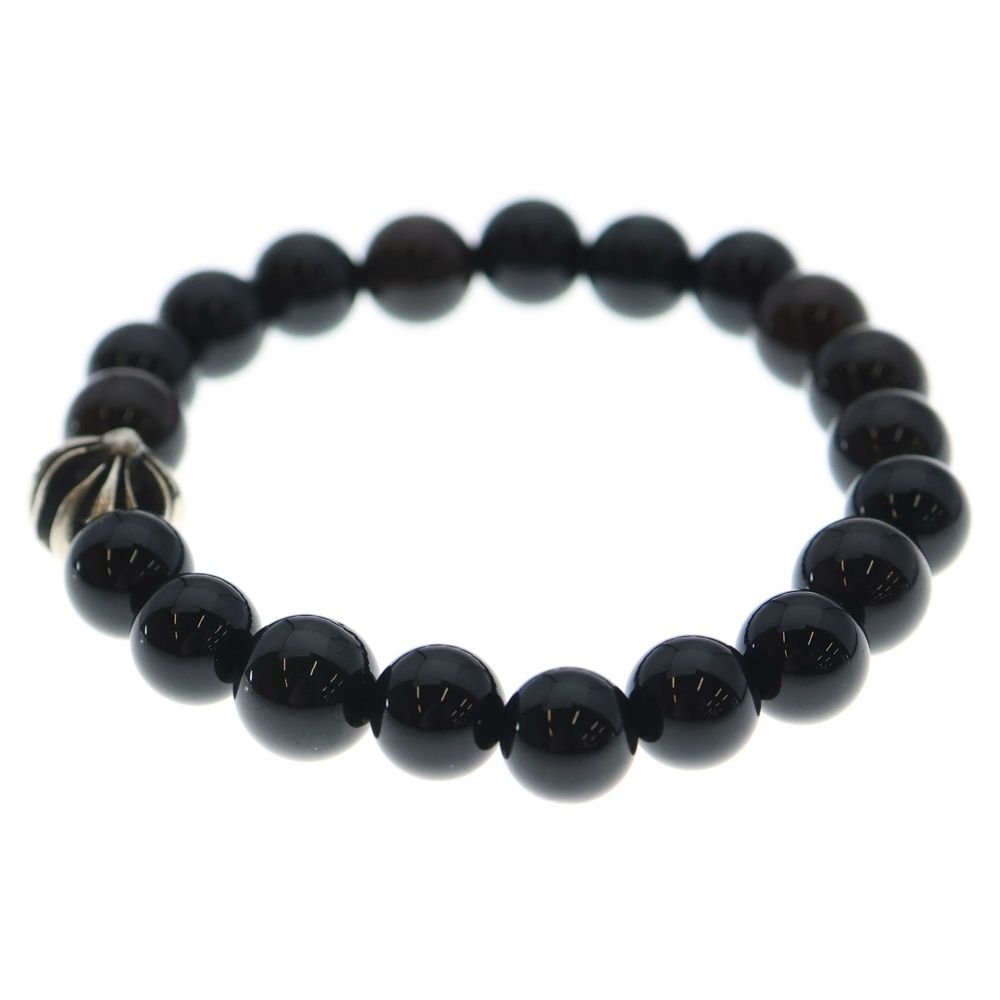 CHROME HEARTS (クロムハーツ) 8mm BEAD 8mmビーズブレス オニキス