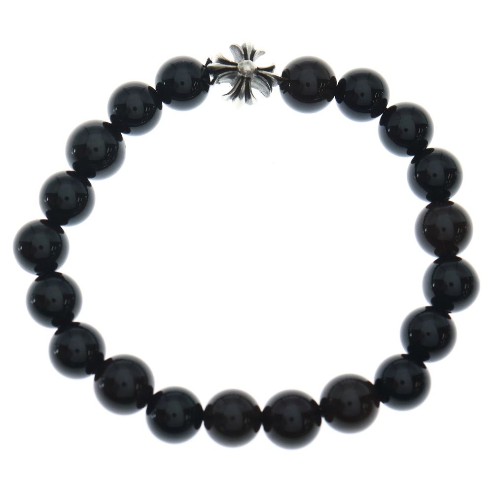CHROME HEARTS (クロムハーツ) 8mm BEAD 8mmビーズブレス オニキス