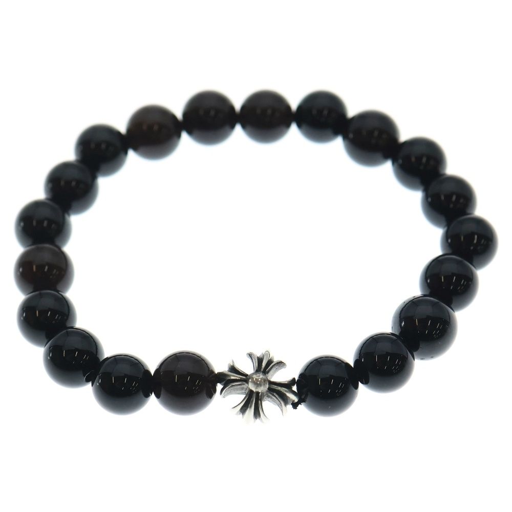 CHROME HEARTS (クロムハーツ) 8mm BEAD 8mmビーズブレス オニキス