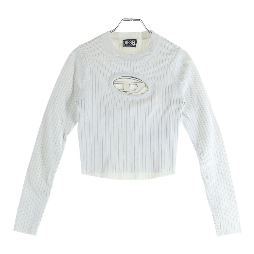 DIESEL (ディーゼル) M-DESMOINES メタルロゴプレート ニットセーター