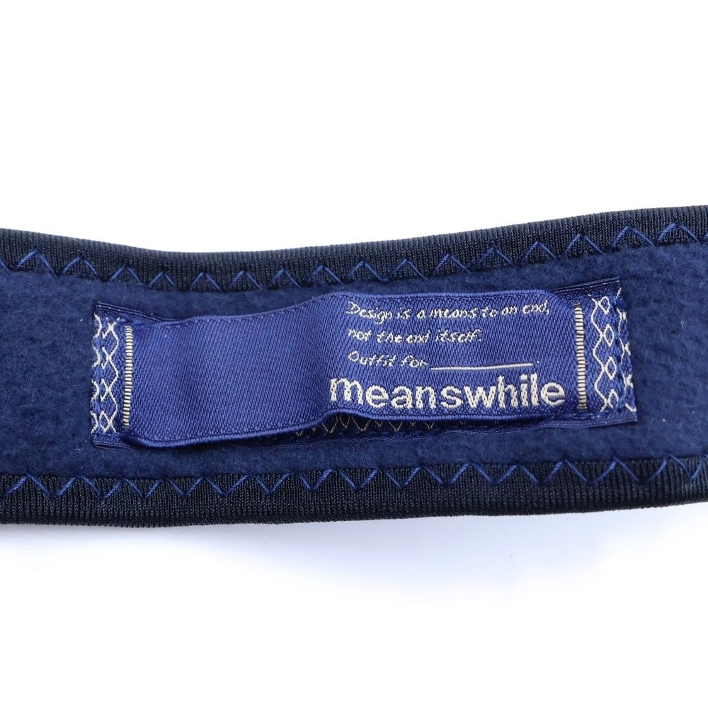 meanswhile (ミーンズワイル) ジップポケット付き ミトングローブ